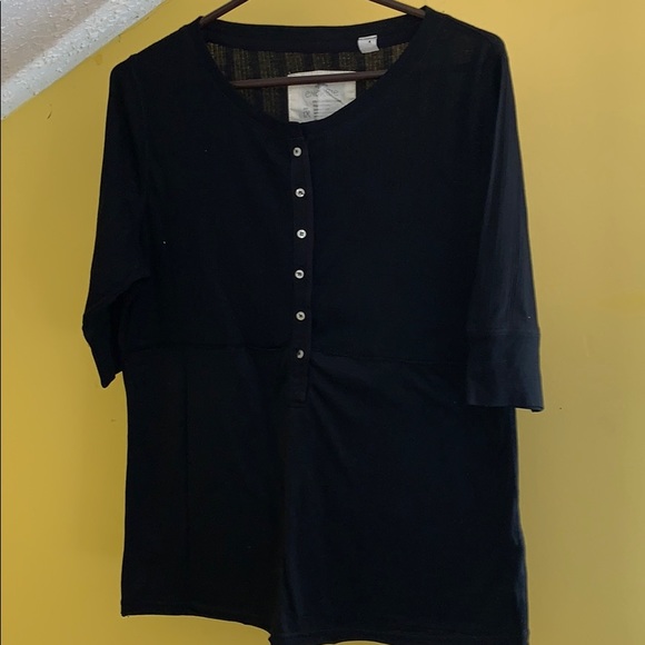 3/4 sleeve little black top - Picture 4 of 7